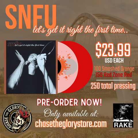 SNFU-Let’s Get It Right The First Time Vinyl LP record 2025 pressing